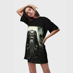 Платье-футболка 3D Осьминог пират - фото 2
