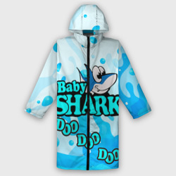 Женский дождевик 3D Baby Shark Doo-Doo-Doo