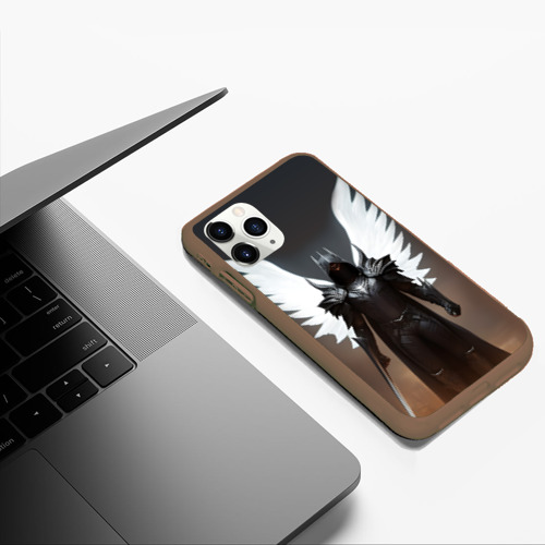 Чехол для iPhone 11 Pro Max матовый с принтом Черный рыцарь, фото #5