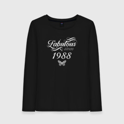 Женский лонгслив хлопок Fabulous since 1988