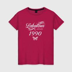 Fabulous since 1990 – Футболка из хлопка с принтом купить