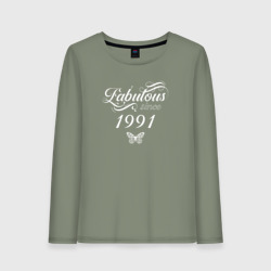 Женский лонгслив хлопок Fabulous since 1991