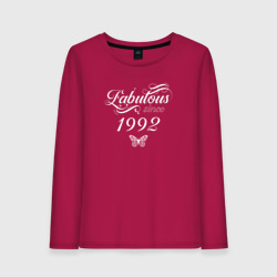 Женский лонгслив хлопок Fabulous since 1992