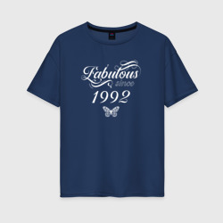 Женская футболка хлопок Oversize Fabulous since 1992