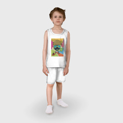 Детская пижама с шортами хлопок Боевая Свинка Chicken gun - фото 2
