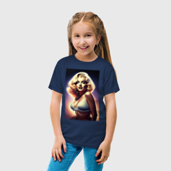 Детская футболка хлопок Мэрилин Монро в купальнике - фото 2