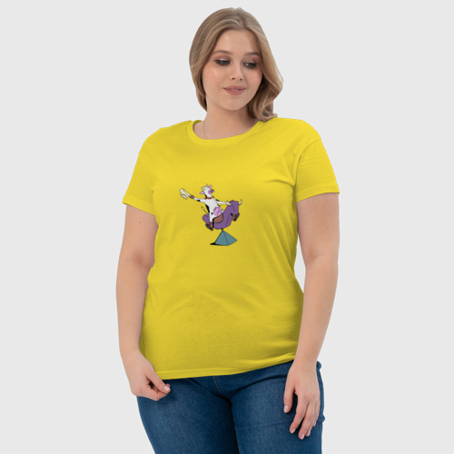 Женская футболка хлопок с принтом Fun rodeo, фото #4