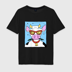 Мужская футболка хлопок Oversize Lost Cow