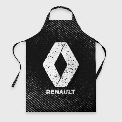 Фартук 3D Renault с потертостями на темном фоне