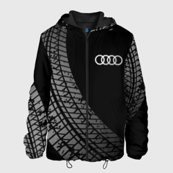 Мужская куртка 3D Audi tire tracks