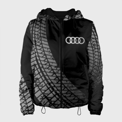 Женская куртка 3D Audi tire tracks