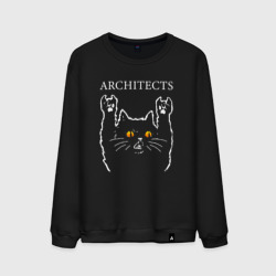 Мужской свитшот хлопок Architects rock cat