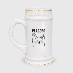 Кружка пивная Placebo - rock cat