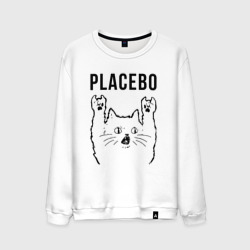 Мужской свитшот хлопок Placebo - rock cat
