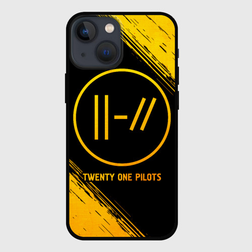 Чехол для iPhone 13 mini Twenty One Pilots - gold gradient