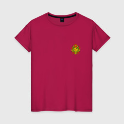 Женская футболка хлопок Орден отличника погранвойск - мини
