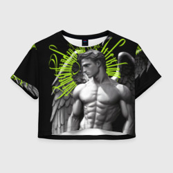 Женская футболка Crop-top 3D The best thing in our life is love