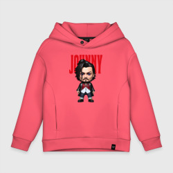 Детское худи Oversize хлопок Johnny Depp - cool dude - pop art