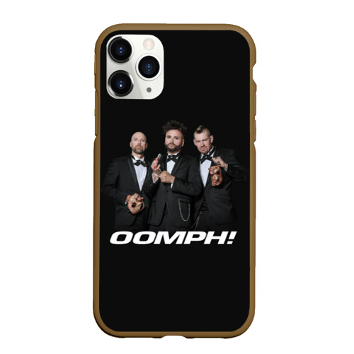 Чехол для iPhone 11 Pro матовый Oomph band, цвет коричневый