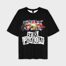 Мужская футболка oversize 3D Sex Pistols - punks not dead