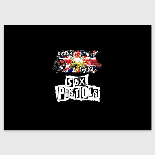 Поздравительная открытка Sex Pistols - punks not dead