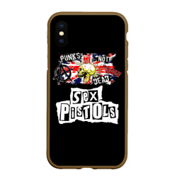 Чехол для iPhone XS Max матовый Sex Pistols - punks not dead