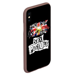 Чехол для iPhone XS Max матовый Sex Pistols - punks not dead - фото 2