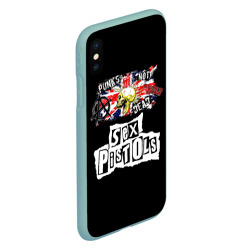 Чехол для iPhone XS Max матовый Sex Pistols - punks not dead - фото 2