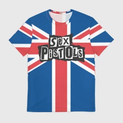 Мужская футболка 3D Sex Pistols - панк рок