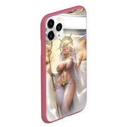 Чехол для iPhone 11 Pro Max матовый Fantasy girl gold - фото 2