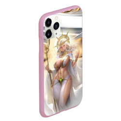 Чехол для iPhone 11 Pro Max матовый Fantasy girl gold - фото 2