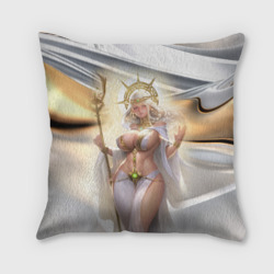 Подушка 3D Fantasy girl gold