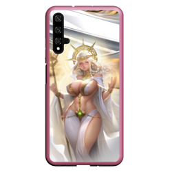 Чехол для Honor 20 Fantasy girl gold