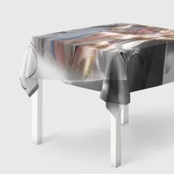 Скатерть 3D Аниме девушка в откровенном костюме