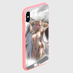 Чехол для iPhone XS Max матовый Аниме девушка в откровенном костюме - фото 2