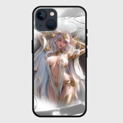 Чехол для iPhone 14 Аниме девушка в откровенном костюме