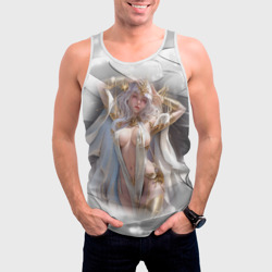 Мужская майка 3D Аниме девушка в откровенном костюме - фото 2