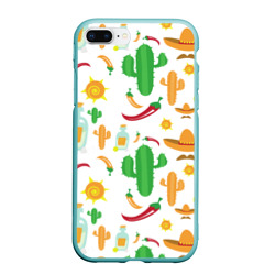 Чехол для iPhone 7Plus/8 Plus матовый Мексиканский стиль