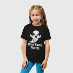 Детская футболка хлопок More booos please - ghost - фото 2