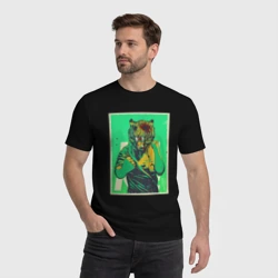 Мужская футболка хлопок Опасный Тони - фото 2