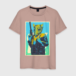 Опасный Рихтер – Мужская футболка хлопок с принтом купить со скидкой в -20%