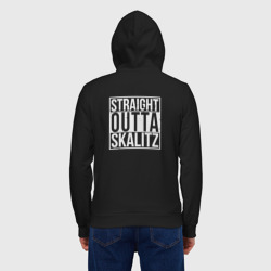 Мужская толстовка на молнии хлопок Straight Outta Skalitz - фото 2