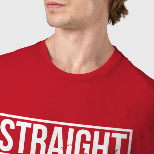 Мужская футболка хлопок Straight Outta Skalitz, цвет красный - фото 6