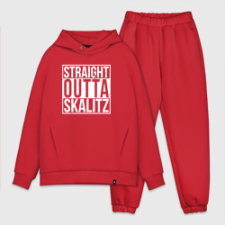 Мужской костюм oversize хлопок Straight Outta Skalitz