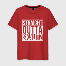 Straight Outta Skalitz – Футболка из хлопка с принтом купить со скидкой в -20%