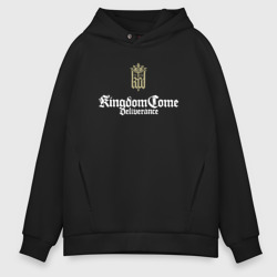 Мужское худи Oversize хлопок Kingdom come deliverance logo