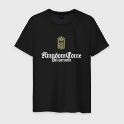 Мужская футболка хлопок Kingdom come deliverance logo