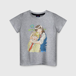 Детская футболка хлопок Долой безделье - любовь