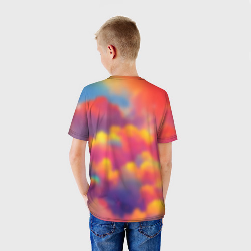 Детская футболка 3D с принтом Девочки феи, вид сзади #2