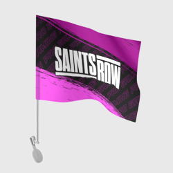 Флаг для автомобиля Saints Row pro gaming: надпись и символ